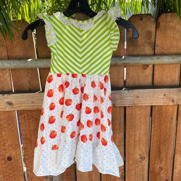Olive Mae V-Neck Flutter Dress size 3T - Picture 4 of 5